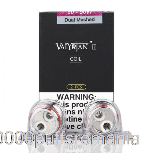 Vape Romania Uwell Valyrian Ii 2 Bobine De Schimb 0.14ohm Un2-2 Bobine Dual Mesh